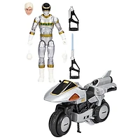 Power Rangers Lightning Collection, figurine Dans l'espace Ranger argenté de l'espace de 15 cm