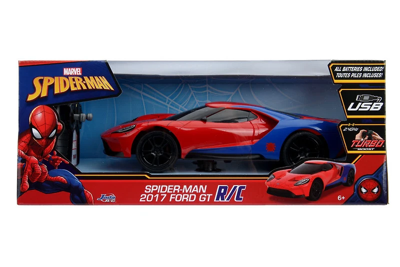 Marvel 1:16 R/C 2017 Ford GT (Spiderman)