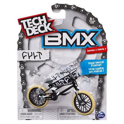 Tech Deck - Finger BMX - Cult - Noir/Gris - Séries 7