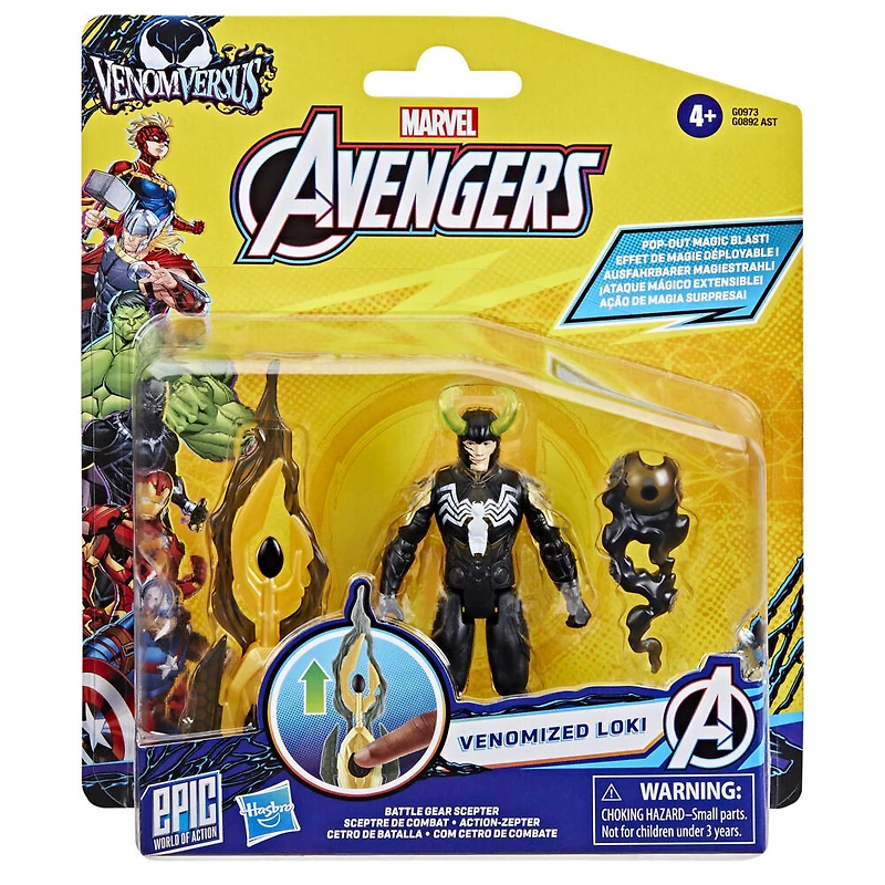 Marvel Avengers Epic World of Action VenomVersus, figurine Venomized Loki