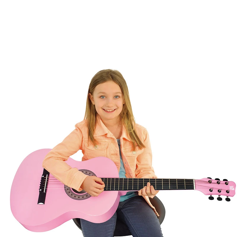 Concerto-Guitare Acoustique De 36Po - Rose - Notre exclusivité