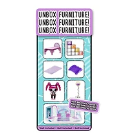 Jouet de meubles LOL Surprise Winter ChillMC Hangout SpacesMC avec poupée Bling Queen