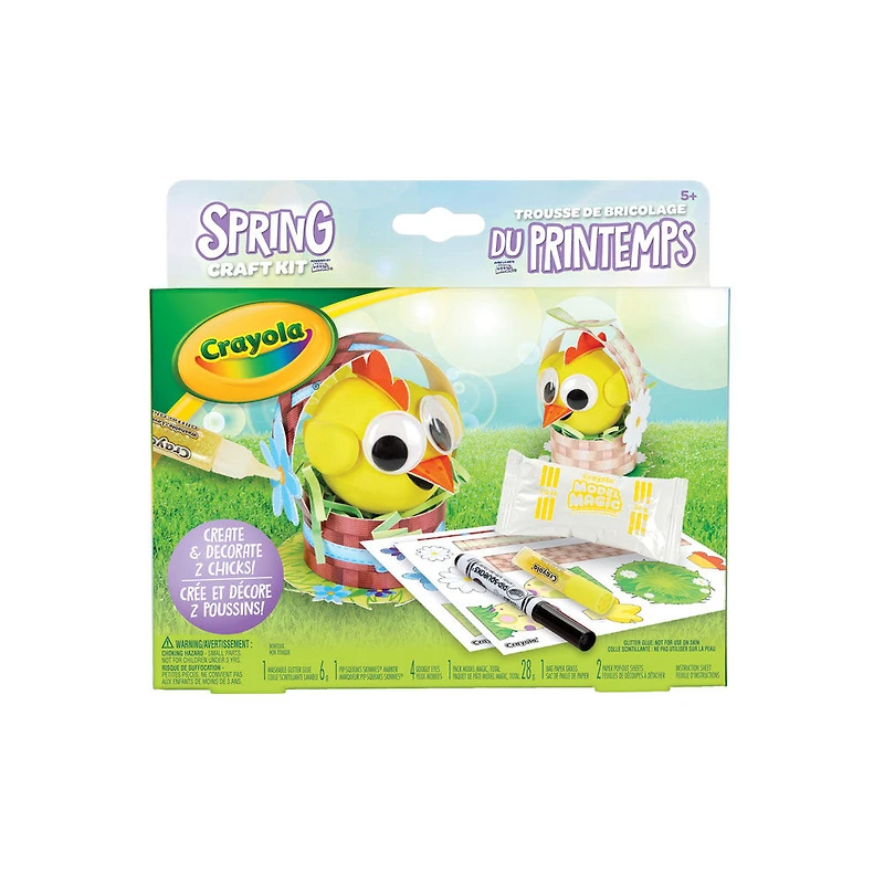 Trousse de bricolage du printemps Crayola - Poussins