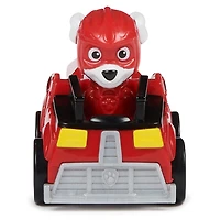 PAW Patrol: The Mighty Movie, Pup Squad Racers Collectible Marshall, Mighty Pups Toy Cars