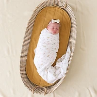 Lulujo - 2PK Langes en mousseline - Chaton + Fleur