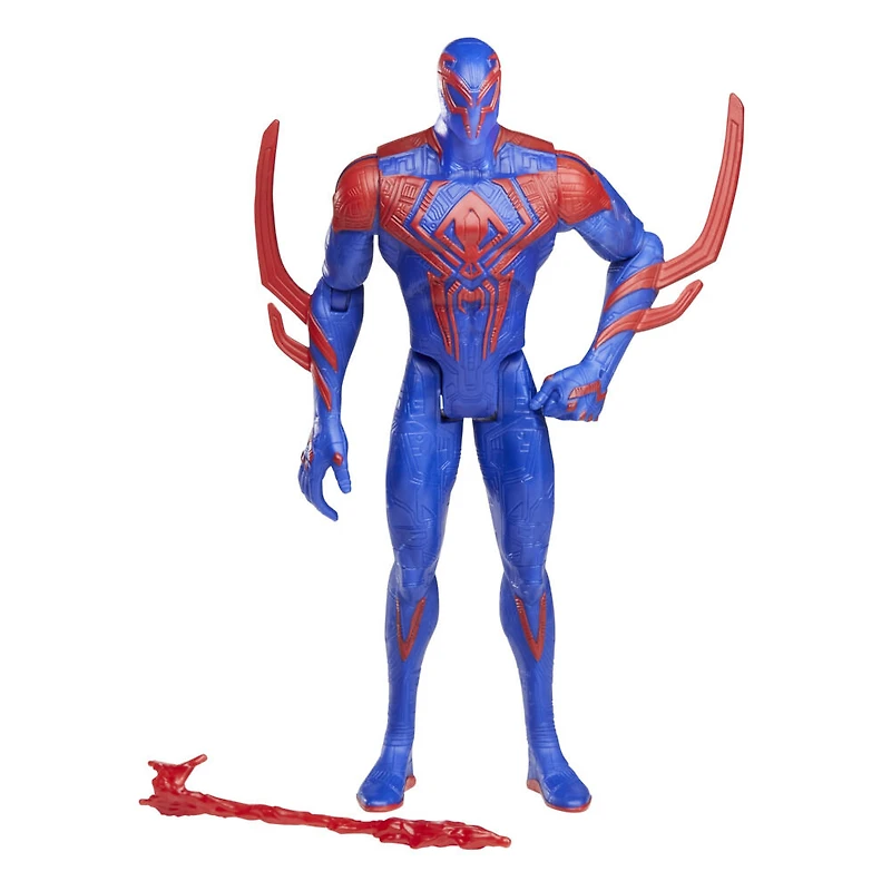 Marvel Spider-Man: Across the Spider-Verse Spider-Man 2099 Toy, 6-Inch-Scale Action Figure with Laser Blast Accessory, Toys for Kids Ages 4 and Up