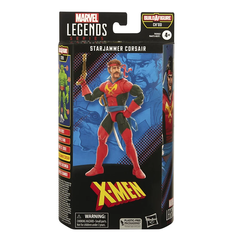 Hasbro Marvel Legends Series: Starjammer Corsair X-Men comics, Marvel Legends Action Figure, 6"