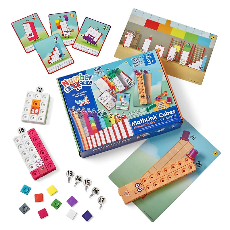Number Blocks Cubes 11-20 Activity Set - English Edition