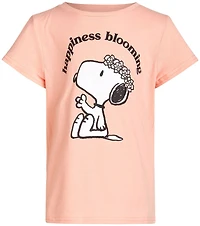 Peanuts - t-shirt à manches courtes - Snoopy / Coral