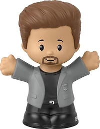 Fisher-Price Little People Man in Gray Jacket Figure pour les tout-petits et les enfants d'âge préscolaire