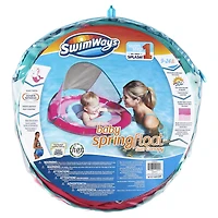 SwimWays, Bouée et pare-soleil Baby Spring Float - Licorne sirène rose