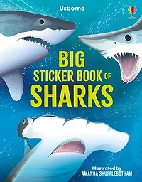 Big Sticker Book of Sharks - Édition anglaise