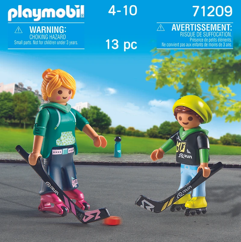 Playmobil - Joueurs de roller hockey