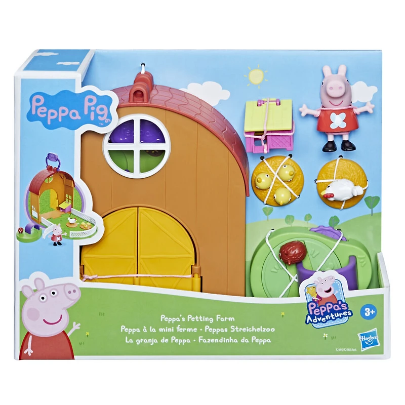 Peppa Pig Peppa's Adventures Peppa's Petting Farm Fun Playset Preschool Toy