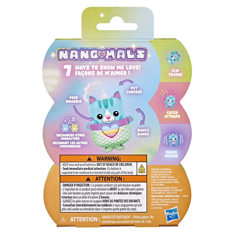 Hasbro Nano-mals Pawtricia the Blue Kitty Electronic Fidget Pet