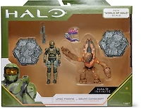 Halo - paquet de 2 figurines de 9,5 cm - UNSC Marine B vs Grunt Conscript