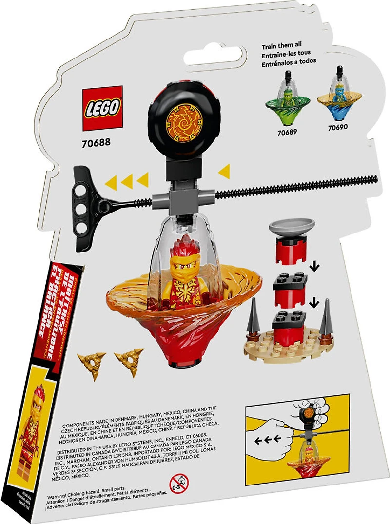 LEGO NINJAGO L'entraînement de ninja Spinjitzu de Kai 70688 Ensemble de construction (32 pièces)