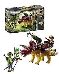 Playmobil - Tricératops et soldats