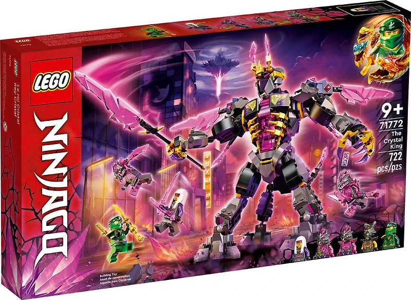 LEGO NINJAGO The Crystal King 71772 Building Kit (722 Pieces)
