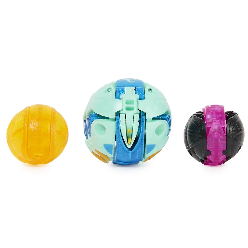 Bakugan Evolutions, Coffret Platinum Power Up Dragonoid avec Nano Sledge et Lancer