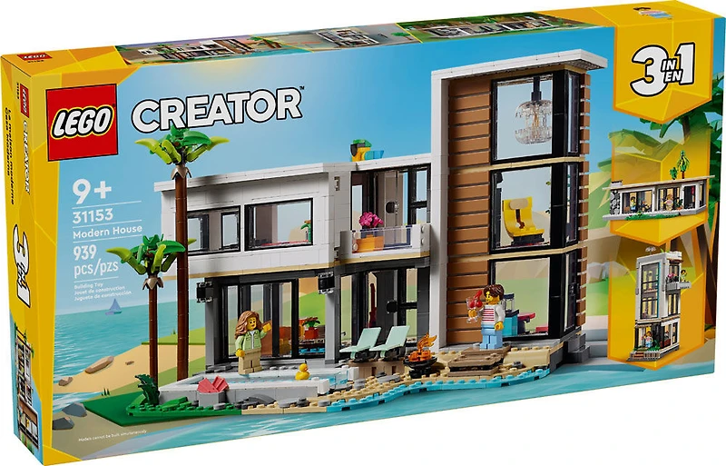 LEGO Creator 3en1 La maison moderne pour enfants 31153
