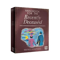 USAopoly Beetlejuice "Handbook for the Recently Deceased" 1000 Piece Puzzle - English Edition