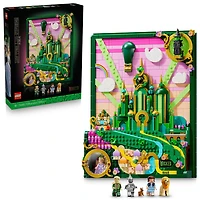 LEGO Wicked Emerald City Wall Art Aesthetic Fantasy Room Decor Gift for Adults 75685