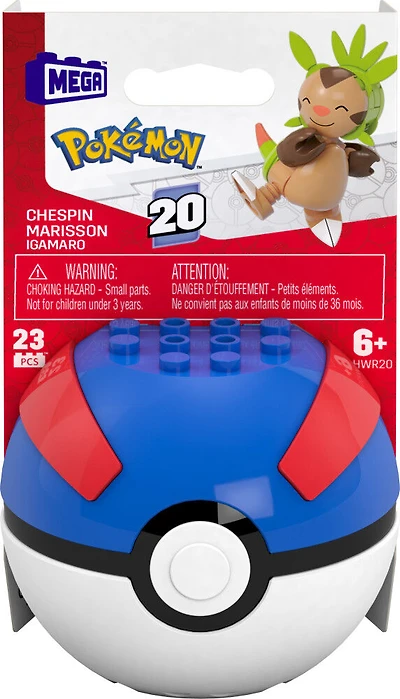 MEGA Pokémon Figurine articulée Marisson, 23 pièces
