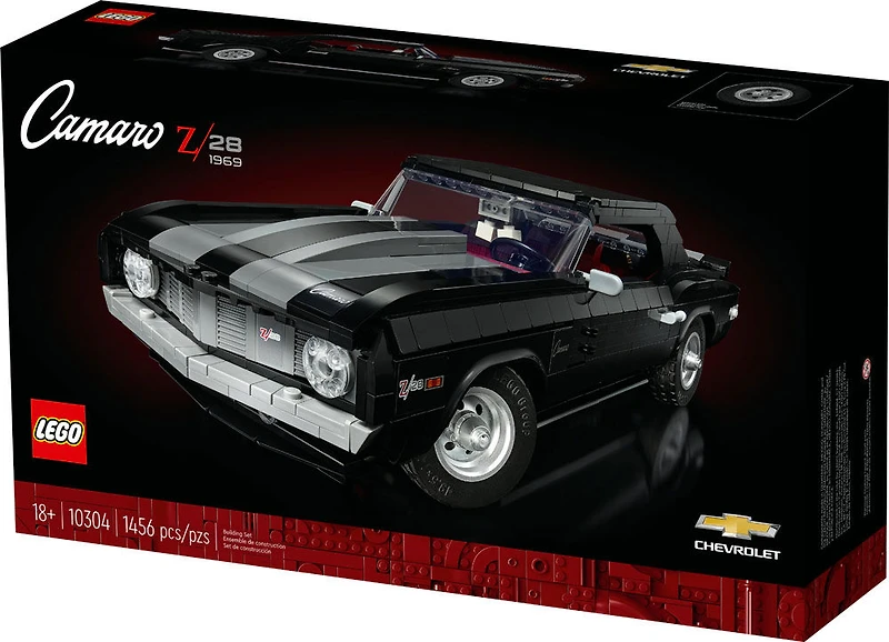 LEGO Chevrolet Camaro Z28 10304 ; Ensemble de construction (1 458 pièces)