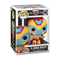 Iron Man El Héroe Invicto Funko Pop!Figurine a tête oscillante - Marvel Lucha Libre Edition