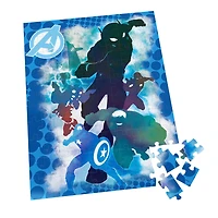 Marvel Avengers, Mech Strike, Puzzle de 100 pièces, jouets rétro, puzzles pour enfants Avengers, cadeaux Marvel, jouets super-héros, pour les enfants à partir de 4 ans