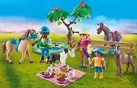 Playmobil - Cavaliers, chevaux et pique-nique