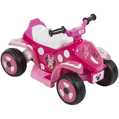 Minnie de Disney, jouet porteur, 6 volts, Quad par Huffy, Rose