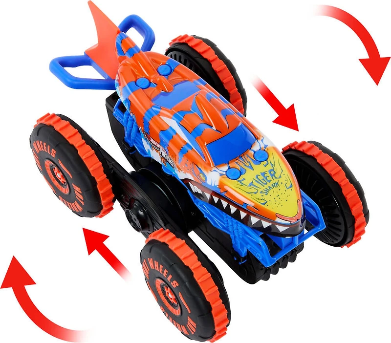 Hot Wheels Monster Trucks-Véhicule Tiger Shark Escaladeur-à piles