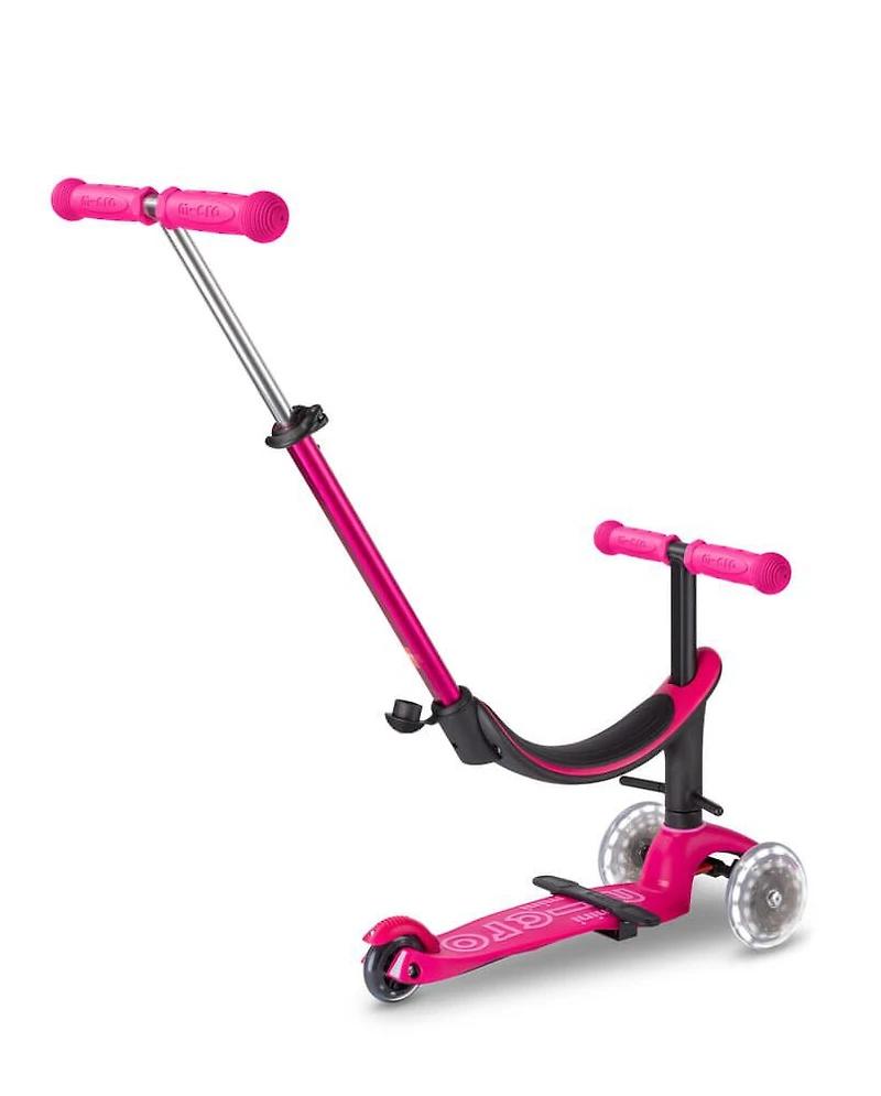 Micro Mini2Grow Deluxe Led Scooter/Pink