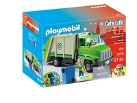 Playmobil - Camion de recyclage vert - les motifs peuvent varier