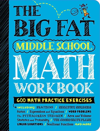 The Big Fat Middle School Math Workbook - English Edition