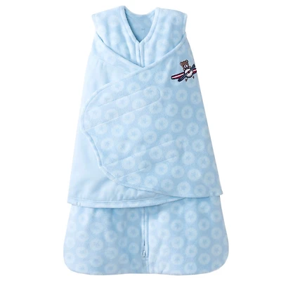 Halo SleepSack Swaddle - Blue Aviator - Micro-Fleece - Newborn