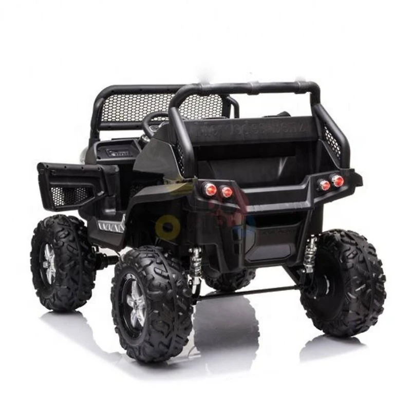 12V Mercedes Unimog 4WD Ride On - Black - English Edition
