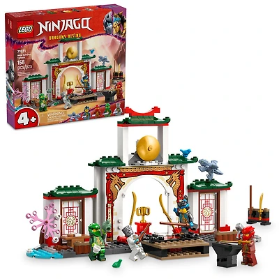 LEGO NINJAGO Ninja Spinjitzu Temple Building Toy Playset - Pretend Play Preschool Ninja Toy for Kids - 71831