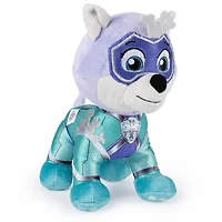 PAW Patrol Mighty Pups Super PAWs Everest, Stuffed Animal Plush, 8 Inch
