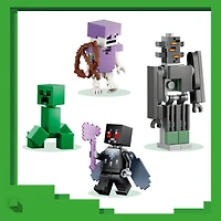 LEGO Minecraft Le Jardin Pâle - Ensemble de Construction en Briques - Jouet de Jeu de Biome avec Figurines Minecraft - 21586