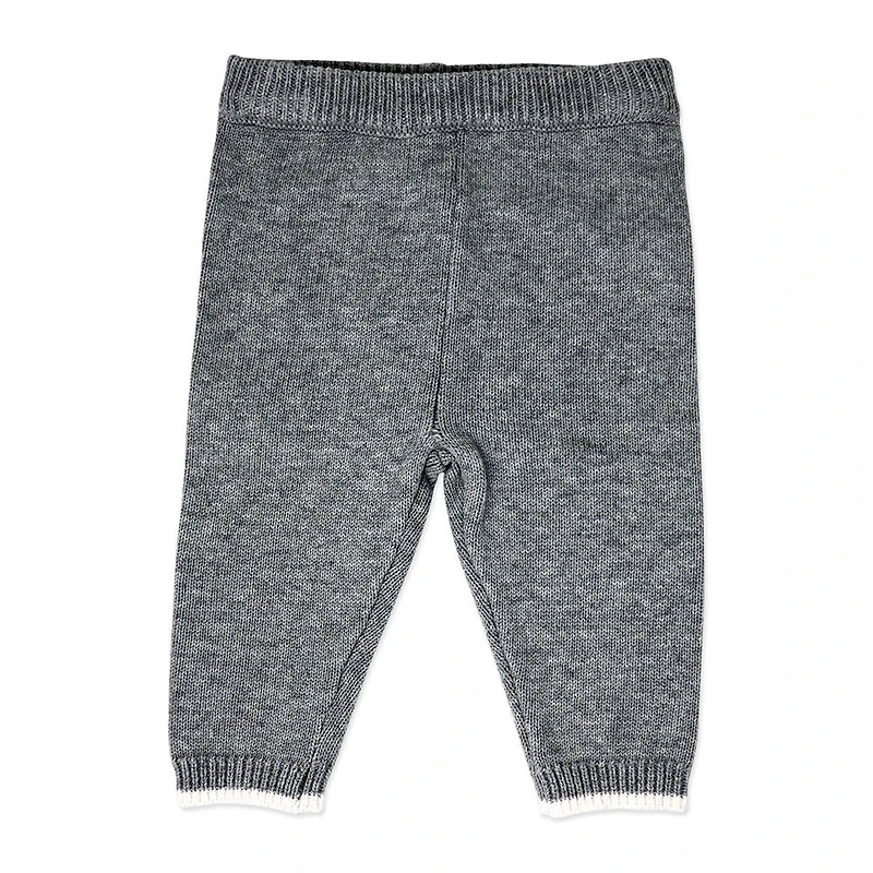 Rock a Bye Baby Pull en tricot avec poches et pantalon : gris 0-3 mois