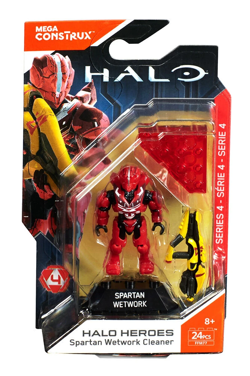 Mega Construx - Halo Heroes - Série 4 - Figurine Spartan Wetwork Cleaner