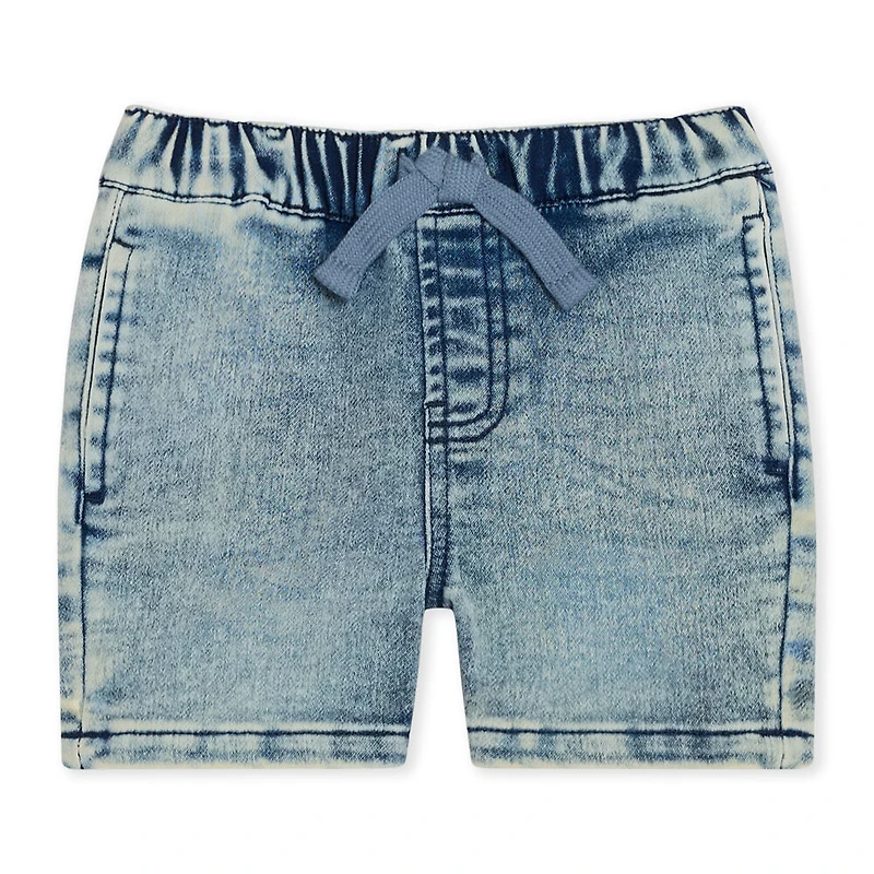 7 For All Mankind Ensemble Short En Denim Tricot 2 Pièces