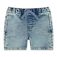7 For All Mankind Ensemble Short En Denim Tricot 2 Pièces