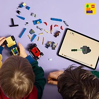 LEGO NINJAGO Le Duel de Voitures de Course entre Rogue et Drix, Ensemble de Jeu de Jouet de Ninja avec 3 Figurines Incluant Nya 71840