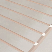 Summer Breeze Lit de jour en métal Simple Rose