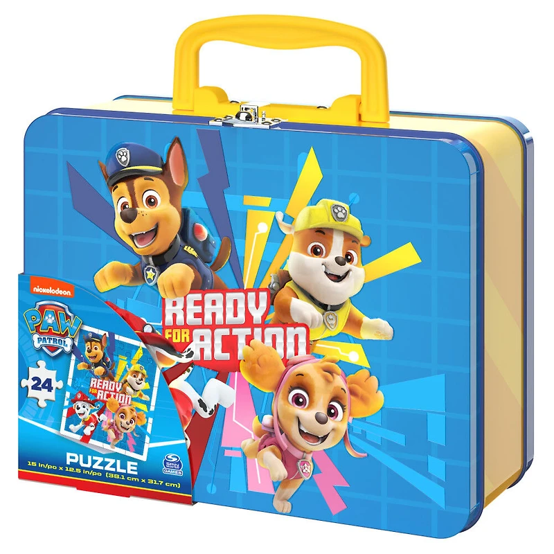 PAW Patrol 24-Piece Puzzle in Tin With Handle