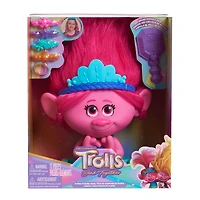 DreamWorks Trolls Band Together Poppy Styling Head, 11-pieces, Pink